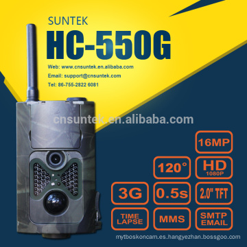 El proveedor de fábrica 0.5s disparó la cámara infrarroja del rastro de caza del tiempo 3G MMS SMTP HC-550G